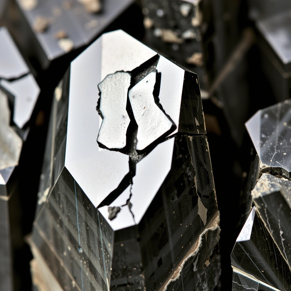 Cuarzo oscuro pulido