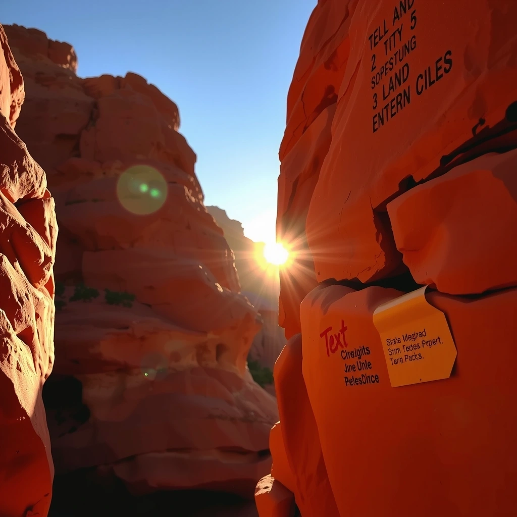 Textura de luz en roca